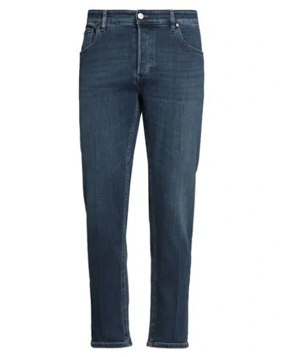 Pt Torino Man Jeans Blue Size 34 Cotton, Lyocell, Elastomultiester, Elastane