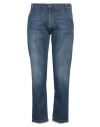 Pt Torino Man Jeans Blue Size 35 Cotton, Elastomultiester, Elastane In Blue