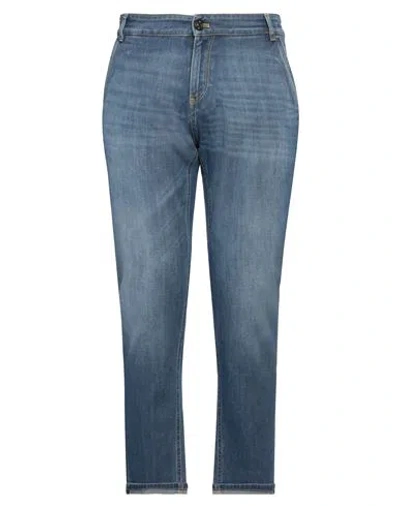 Pt Torino Man Jeans Blue Size 31 Cotton, Elastomultiester, Elastane