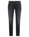 Pt Torino Man Jeans Black Size 35 Cotton, Elastane In Blue