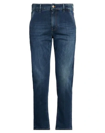 Pt Torino Man Jeans Blue Size 35 Cotton, Lyocell, Elastomultiester, Elastane