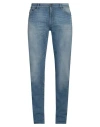 Pt Torino Man Jeans Blue Size 37 Cotton, Elastomultiester, Elastane In Blue