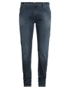 Pt Torino Man Jeans Blue Size 40 Cotton, Lycra, Elastomultiester, Elastane In Blue