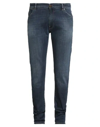 Pt Torino Man Jeans Blue Size 40 Cotton, Lycra, Elastomultiester, Elastane