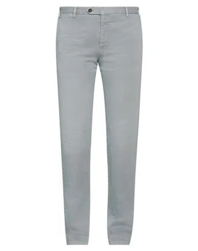 Pt Torino Man Jeans Grey Size 38 Cotton, Elastane