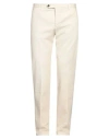 Pt Torino Man Jeans Ivory Size 36 Cotton, Elastane In White