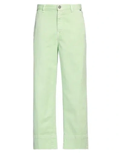 Pt Torino Man Jeans Light Green Size 26 Lyocell, Cotton, Polyester, Elastane