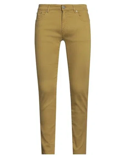 Pt Torino Man Jeans Military Green Size 32 Lyocell, Cotton, Polyester, Elastane
