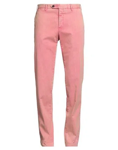 Pt Torino Man Jeans Pink Size 36 Cotton, Elastane