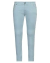 Pt Torino Cotton-linen Slim-straight Jeans In Blue