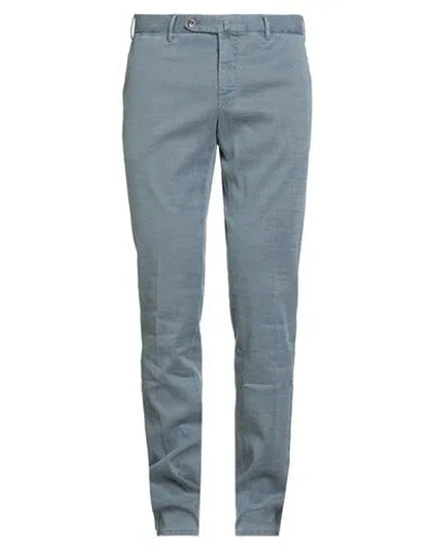PT TORINO PT TORINO MAN JEANS SLATE BLUE SIZE 40 LINEN, COTTON, ELASTANE