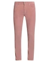 Pt Torino Man Pants Antique Rose Size 34 Cotton, Elastane In Pink