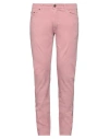 Pt Torino Man Pants Antique Rose Size 33 Cotton, Lyocell, Elastane In Pink