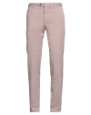 Pt Torino Man Pants Antique Rose Size 36 Cotton, Lyocell, Elastane In Pink