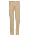 Pt Torino Man Pants Beige Size 42 Cotton, Elastane