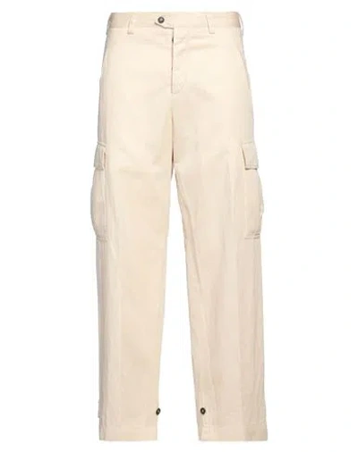 PT TORINO PT TORINO MAN PANTS BEIGE SIZE 33 COTTON, LINEN