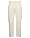 Pt Torino Man Pants Beige Size 34 Cotton, Elastane