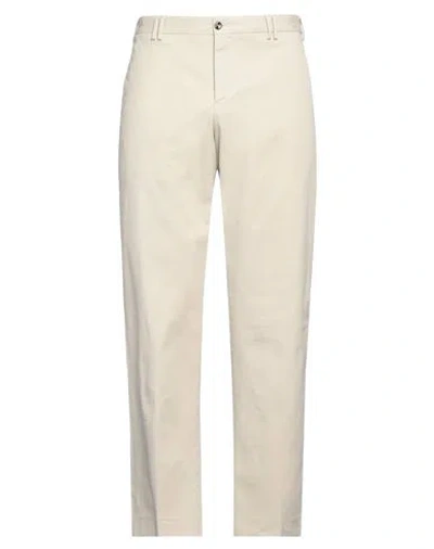Pt Torino Man Pants Beige Size 34 Cotton, Elastane In Beige