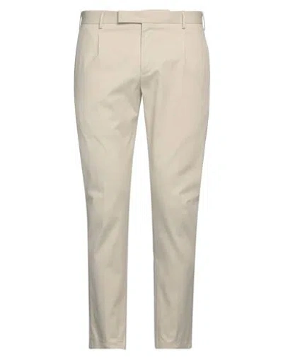 Pt Torino Man Pants Beige Size 34 Cotton, Elastane In Neutral