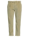 Pt Torino Man Pants Beige Size 36 Cotton, Lyocell, Elastane In Green