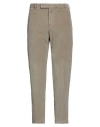 Pt Torino Mud-coloured Cotton Trousers In Brown