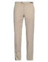 Pt Torino Man Pants Beige Size 38 Cotton, Elastane