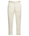 Pt Torino Cotton-linen Blend Trousers With Modern Tailoring In Beige