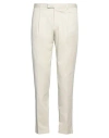 Pt Torino Cotton-linen Blend Trousers With Modern Tailoring In Beige