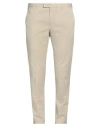 Pt Torino Man Pants Beige Size 38 Cotton, Elastane In Yellow
