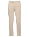 Pt Torino Man Pants Cream Size 38 Cotton, Lyocell, Elastane In Beige