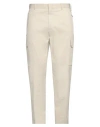 Pt Torino Man Pants Beige Size 38 Cotton, Cashmere, Elastane In Beige
