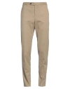Pt Torino Man Pants Beige Size 38 Cotton, Silk, Elastane
