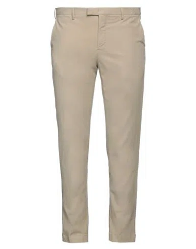 Pt Torino Man Pants Beige Size 38 Modal, Cotton, Elastane In Neutral