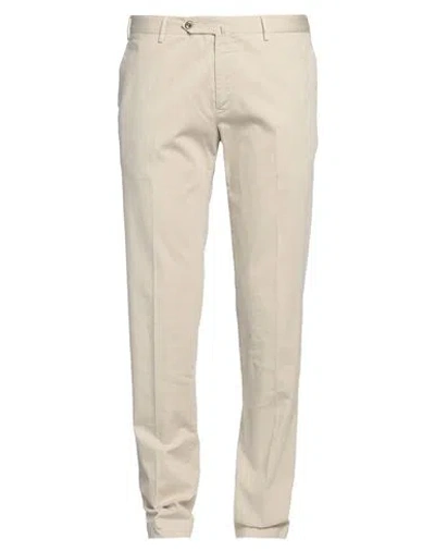 PT TORINO PT TORINO MAN PANTS BEIGE SIZE 40 COTTON, LINEN, ELASTANE