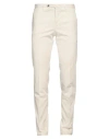 Pt Torino Man Pants Beige Size 40 Cotton, Elastane
