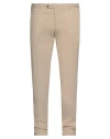 Pt Torino Man Pants Beige Size 42 Cotton, Elastane