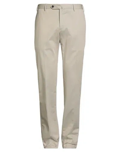 Pt Torino Man Pants Beige Size 42 Cotton In Gray