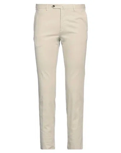Pt Torino Man Pants Beige Size 44 Modal, Cotton, Elastane