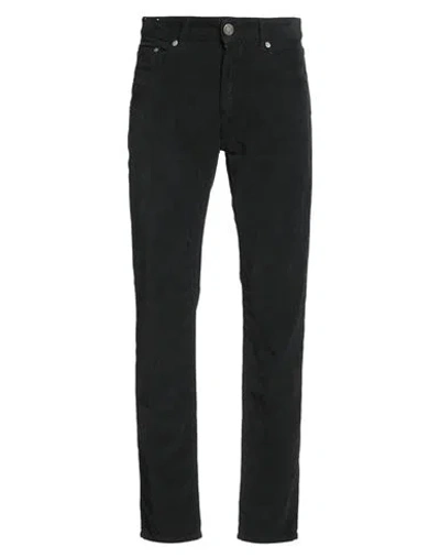 Pt Torino Man Pants Black Size 30 Cotton, Elastane
