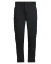 Pt Torino Man Pants Black Size 30 Virgin Wool, Polyester, Elastane In Black