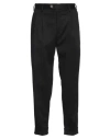 Pt Torino Pleat-detail Tapered-leg Trousers In Black