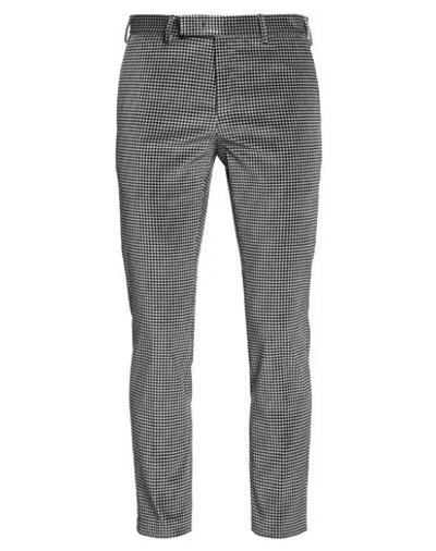 Pt Torino Man Pants Black Size 34 Cotton, Elastane