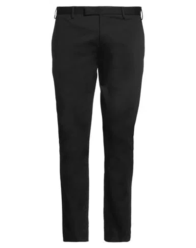 Pt Torino Man Pants Black Size 34 Cotton, Elastane