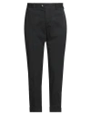 Pt Torino Man Pants Black Size 35 Cotton, Elastane In Black