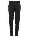 Pt Torino Man Pants Black Size 36 Cotton, Polyamide, Elastane In Black