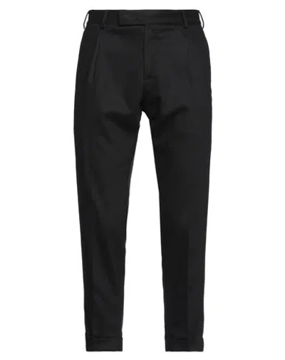 Pt Torino Man Pants Black Size 36 Virgin Wool, Elastane