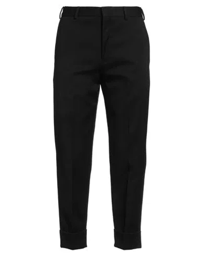 Pt Torino Man Pants Black Size 38 Cotton