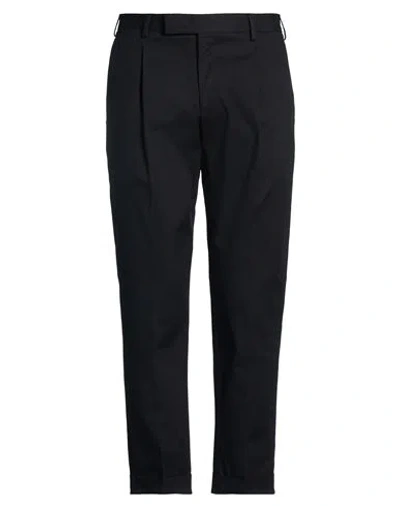 Pt Torino Man Pants Black Size 38 Cotton, Elastane