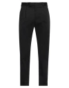 Pt Torino Man Pants Lead Size 44 Lyocell, Linen, Cotton In Black