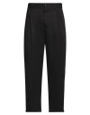 Pt Torino Man Pants Black Size 38 Cotton, Linen In Black